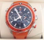 Omega Seamaster Planet Ocean Watch / SS Black & Orange Rubber